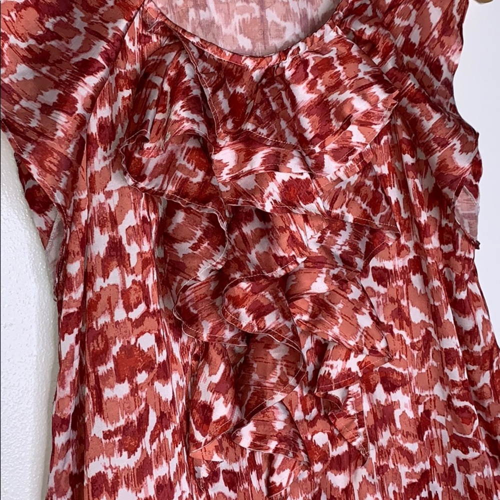 Loft‎ Ruffle Floral Sleeveless Blouse - Picture 2 of 12